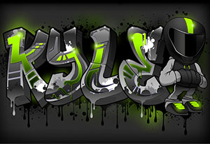 Graffiti Font - Bulky